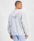 Фото #2 товара Men's Half-Zip Hooded Stripe Jacket