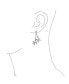 ფოტო #2 პროდუქტის Christmas Holiday Party Snowflake Drop Dangle Tassel Earrings For Women For Teen .925 Sterling Silver