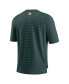 Men's Green Oakland Athletics Authentic Collection Pregame Raglan Performance V-Neck T-shirt