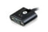 Фото #5 товара ATEN US224 - Black 2-port Switch - USB 2.0 DisplayPort, USB Type-A, USB Type-B
