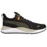 Фото #1 товара Puma Pacer Future Street Sashiko Lace Up Mens Black, Green Sneakers Casual Shoe