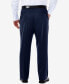 Men's Big & Tall Premium No Iron Khaki Classic Fit Flat Front Hidden Expandable Waistband Pants