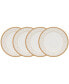 Noble Pearl Set Of 4 Saucers, 6"
