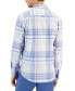 Фото #2 товара Men's Lima Plaid Long Sleeve Button-Down Oxford Shirt, Created for Macy's
