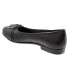 Фото #5 товара Trotters Aubrey T1850-001 Womens Black Leather Ballet Flats Shoes 6.5