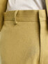 Фото #2 товара ASOS DESIGN flare suit trouser in slubby linen in beige
