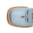 Фото #4 товара Ferrini Ella Embroidery Square Toe Cowboy Womens Blue Casual Boots 8109325