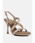 ფოტო #1 პროდუქტის DOMEDA Womens Metal Chain Embellished Sandals