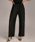 Фото #1 товара Women's Pull-On Pleated Wide Leg Pants