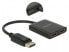 Фото #5 товара Разъемы и переходники Delock 87720 - DisplayPort - 2x HDMI - 3840 x 2160 пикселей - Черный - Пластик - 60 Гц