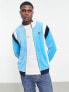 Фото #1 товара Fila velour zip through track top with logo in blue