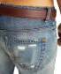 Фото #4 товара Men's Slim Straight Distressed Jeans