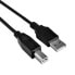 Фото #1 товара Кабель USB A — USB B NANOCABLE 10.01.0104-BK 3 m Чёрный