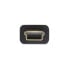 Фото #3 товара InLine USB 2.0 Flat Cable USB Type A male / Mini-B male 5pin black/gold 1.0m