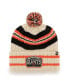 Фото #3 товара Men's Natural San Francisco Giants Home Patch Cuffed Knit Hat with Pom