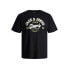 Футболка с коротким рукавом мужская Jack & Jones JJELOGO TEE SS 12246690 Чёрный