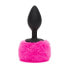 Butt Plug with Fur Tail Pink Large