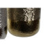 Vase DKD Home Decor Golden Silver Aluminium Modern 22 x 22 x 33 cm (2 Units)