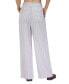 Women's Striped Wide-Leg Pants