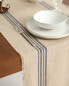Фото #3 товара Checked linen table runner