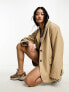 Фото #2 товара Weekday Aiden co-ord oversized blazer in beige