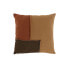 Cushion Home ESPRIT Brown Mustard Terracotta Patchwork Boho 45 x 45 cm