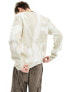 Obey luka splatter cardigan in off white