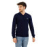 LACOSTE Classic Fit Ribbed V Cotton Sweater