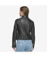 ფოტო #6 პროდუქტის Women's Marlette Quilted Lamb Leather Scuba Jacket