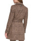 Фото #3 товара Womens Asymmetrical Belted Wrap Coat, Created for Macys