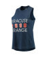 Фото #3 товара Пижама Concepts Sport женская Orange and Navy Syracuse OrangenoopenerTank Top and Pants Sleep Set