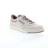 Reebok Club C 85 Vintage Mens Beige Suede Lace Up Lifestyle Sneakers Shoes