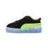 Фото #3 товара Puma Suede Slime Slip On Toddler Boys Black Sneakers Casual Shoes 39111301