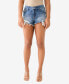 ფოტო #1 პროდუქტის Women's Mid Rise Booty Short