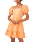 Фото #1 товара Платье мини с объемными рукавами и завязкой на спине 1.State
