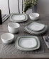 Фото #7 товара Colorscapes Layers Square Dinner Plate Set/4, 10.75"