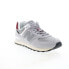 Фото #4 товара New Balance 574 U574KBR Mens Gray Suede Lace Up Lifestyle Sneakers Shoes