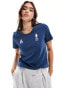 Le Coq Sportif – Equipe De France Paris 2024 Olympics – T-Shirt in Blau