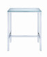 Фото #4 товара Augustas Bar Table with Glass Top