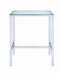 Augustas Bar Table with Glass Top