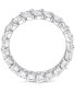 ფოტო #3 პროდუქტის Moissanite Marquise Eternity Band (4-1/5 ct. t.w.) in Sterling Silver