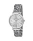 ფოტო #1 პროდუქტის Women's Silver-Tone Alloy Bracelet Glitz Watch, 36mm