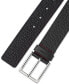 Фото #2 товара HUGO Men's Giaspo Pebbled Leather Belt