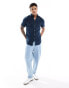 Фото #3 товара Superdry Studios casual linen shirt in navy