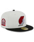 Фото #1 товара Men's Cream, Black Portland Trail Blazers Retro City Conference Side Patch 59Fifty Fitted Hat
