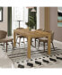 Фото #2 товара Albany 63" Rectangular Dining Table - Modern Solid Wood