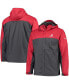 ფოტო #1 პროდუქტის Men's Crimson, Gray Alabama Crimson Tide Glennaker Storm Full-Zip Jacket