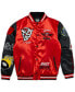 Фото #1 товара Men's Dodge Demon Satin Bomber Jacket