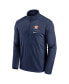 Men's Navy Houston Astros Franchise Logo Pacer Performance Half-Zip Top