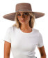 Фото #1 товара Women's Straw Hat with Glass Beaded Trim